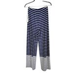 Sunny Leigh Sunny Leight Navy and White Pull-on Pants NWT Size Small Nautical Stripe Pants Photo 1