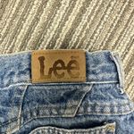 Lee VTG 80s  High Waisted Mom Jeans Light Stonewash Acid Wash Tapered Leg Grunge Photo 8