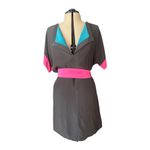 Anthropologie Silk color blocked dress,  - Corey Lynn Calter Photo 4