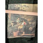 Red Linen Wool Blend Austrian‎ Double Breasted Jacket Embroidered Octoberfest Size 38 Photo 4