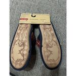 Dearfoams Mama Bear Memory Foam Slippers Buffalo Plaid Fleece Lined Large 9-10 Photo 3