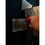 Jones New York  Suit Women's Black Long Sleeve Button Front Pea Coat Size 8 Photo 9