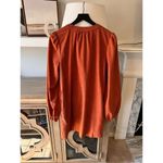 NWT Jacquie The Label Button Front Cord Dress Long Sleeve in Burnt Orange Size M Size M Photo 6