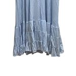 Selfie Leslie  Desert Rose Crochet Lace-Up Back Maxi Dress Ice Blue Size XL Boho Photo 6