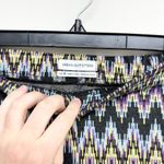 Urban Outfitters Women Abstract Multi Color Zig Zag Flare Pull On Pant XS Photo 1