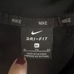 Nike Dri-Fit Hoodie Black Gray Size XL Raglan Swoosh Logo Pullover Sweatshirt Photo 2