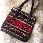 Born Leather & Wool Blanket Tote Kilim Woven Tote Photo 5