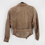 Vintage 80s Byrnes & Baker Belted suede Jacket Size Medium western NFR beige Photo 1