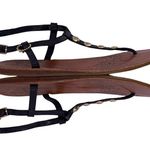 Henri Bendel Black Leather Logo Stud Thong Sandals Flats Size 6 Photo 4