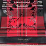 Victoria's Secret Tote Bag Womens Red Black Plaid Crest Canvas Limited Edition Photo 2