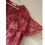 Victoria's Secret Victoria’s Secret Vintage Sheer Pink Floral Lingerie Button Up Top Size Large Photo 9