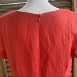 Adolfo NWT  Studio Coral Linen Maxi Dress Vintage 12 Photo 3