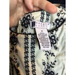 carole little  Boho black & white dress Embroidery Size 8 Photo 2
