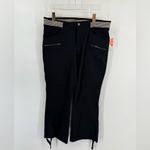 Free People  Movement Cascade Kick Flare Capri Adjustable Pants Womens medium‎ Photo 2