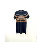 Tuckernuck Midnight Cacao Wright Mini Polo Dress Navy and Brown Womens Size XL Blue Photo 3