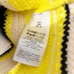 Ganni NWT  Crochet Racerback Top in Golden Kiwi Stripe Size 38 Photo 4