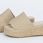 Princess Polly  Barbados Sandals Natural Espadrille Platforms NWOT No Box Photo 2