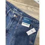 Old Navy  High Rise OG Loose Baggy Jeans Women 8 Blue 30x30 Denim Front Seam NWT Photo 2
