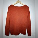 Sundance  Women Kia Open Knit Loose Weave Boho Pullover Sweater in Rust Size M Photo 1