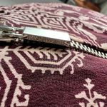 Elizabeth and James Top Sleeveless Tank Blouse Floral Geometric Red Small Photo 3