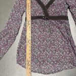 Esprit  Y2K 4 sheer Babydoll top floral romantic cottage coquette bella swan Photo 6