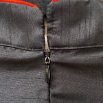 Silver Dragon Medium Black & Red Traditional Oriental Collared Zip Up Blouse Photo 3