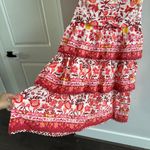 Farm Rio  Romantic Orchard Tiered Midi-Dress | Size Small Photo 2