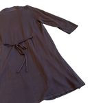 Eileen Fisher  Brown Long-Length Open Front Cardigan Sweater Silk Size Small Photo 7