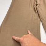 Reformation Mason Wide Leg Tencel Lyocell Pants Beige High Waist Trouser 4 *FLAW Photo 7