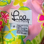 Lilly Pulitzer  Pink & Blue San Diego Zoo Reversible Wrap 90's Skirt Size 2 Photo 7