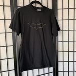 Jerzees Batman Signal Short Sleeve T-Shirt Black Small Photo 2