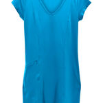 Toad &‎ Co Womens Blue Outdoor Athletic Zip Pocket Short Sleeve Dress Medium Photo 0