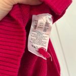 Anthropologie Maeve crystal hot pink tunic sweater small Photo 5