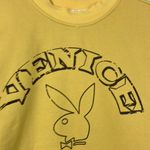 PacSun PLAYBOY by yellow Venice Beach sweatshirt size medium Photo 5