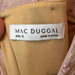 Mac Duggal NWT  67481 Pink Floral Embellished Sleeveless Plunge Neck Gown Size 12 Photo 8