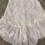 Elegant shoulder white dress Size M Photo 3