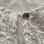 kiss & cry white crochet lace shorts romper, size large Photo 8