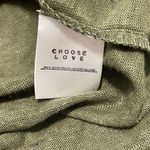 Generation Love Valentina Long Sleeve Lace Up Tee Star Print Green Extra Small Photo 7