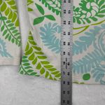 J. McLaughlin Catalina Cloth Women's Long Sleeve Top Floral Green Blue Sz Small Photo 2