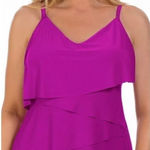 MAGICSUIT orchid tankini top. 10. NWT Purple Photo 0