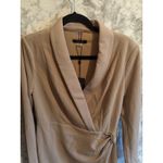 Tommy Hilfiger  Women's Blazer Buckle‎ Front Long Sleeve Tan Size 10 Dress NWT Photo 3