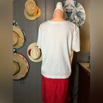 Blair Vintage Beachy Embroidered Button Up Top Medium Photo 5