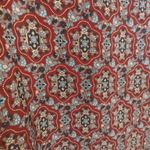 Rue 21 Purple Floral Paisley Print Design Button Sleeve Long Tunic Top Dress Photo 3