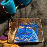 Laurel Burch Azul Blue Cat Foil Crossbody Tote NWT J6 Photo 4