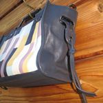 Kooba Like New Cayman Indigo Leather Satchel Bag Photo 4