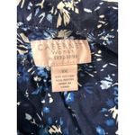 CABERNET SLEEPWEAR FLORAL BUTTON UP TOP AND LONG SHORTS WOMENS 1X Blue Size XL Photo 3