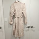 Karl Lagerfeld NWT  Beige Belted Trench Coat Size XL Photo 5