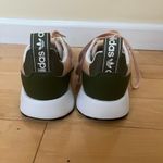 Adidas  Pink and Green Sneakers Photo 2