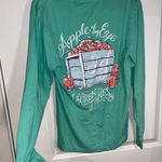 Lauren James Co Sweet Tee Collection 2013 Apple of My Eye Design Teal Size XS Photo 4