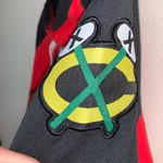 Majestic  NHL Chicago Blackhawks women Indian hockey long sleeve shirt sz SMALL Photo 3